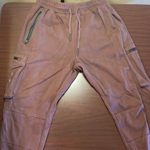 ASRV 0400 Core Division Cargo Zip Jogger - Merlot